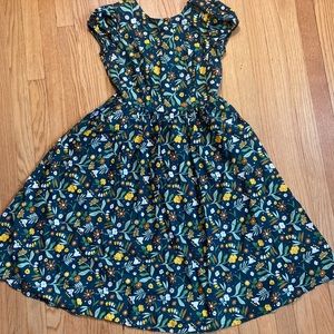 ModCloth Green Floral Dress